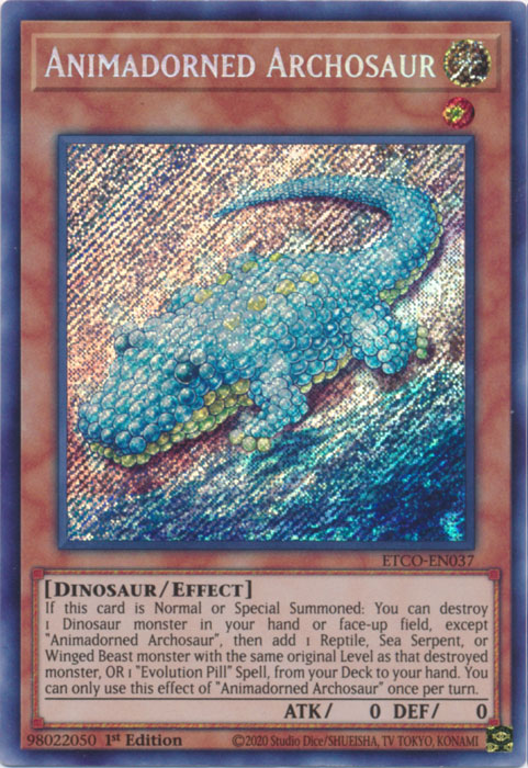 Animadorned Archosaur [ETCO-EN037] Secret Rare | GnG Games