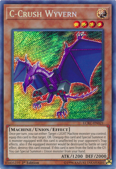 C-Crush Wyvern [LCKC-EN021] Secret Rare | GnG Games