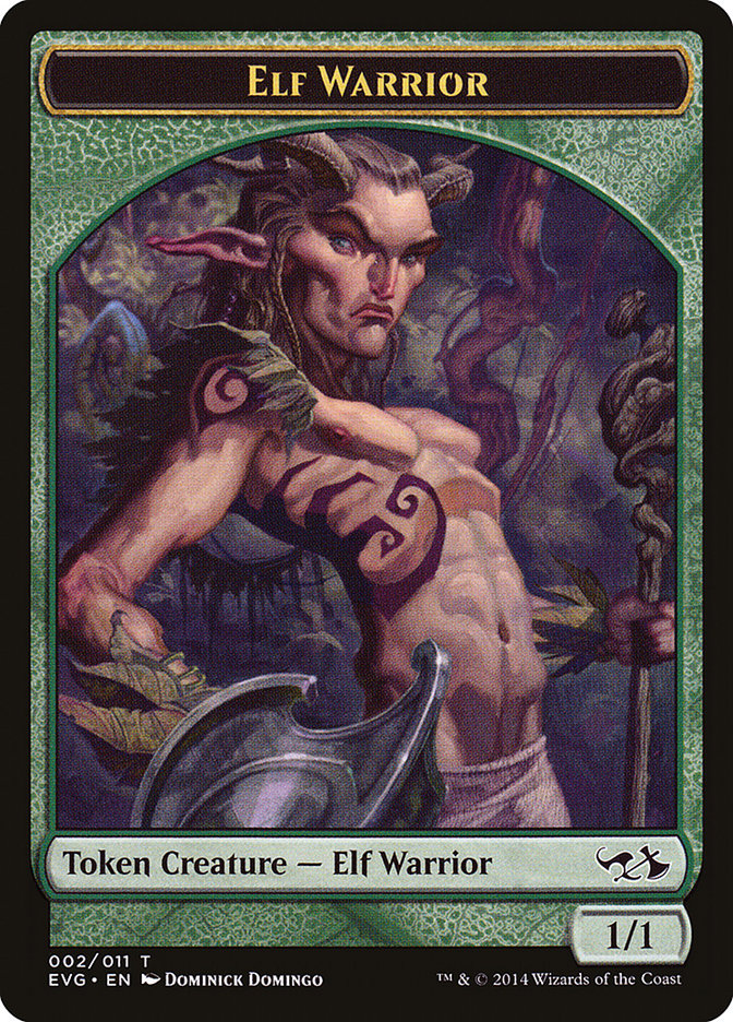 Elf Warrior Token (Elves vs. Goblins) [Duel Decks Anthology Tokens] | GnG Games