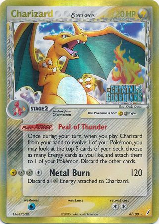 Charizard (4/100) (Delta Species) (Stamped) [EX: Crystal Guardians] | GnG Games