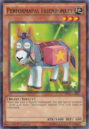 Performapal Friendonkey [SP15-EN026] Shatterfoil Rare | GnG Games