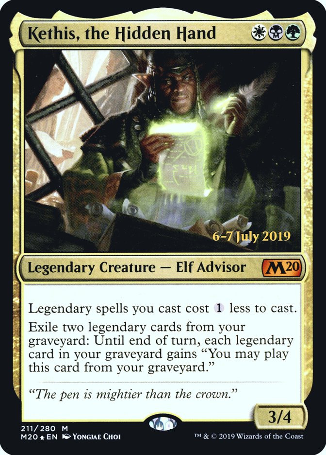 Kethis, the Hidden Hand  [Core Set 2020 Prerelease Promos] | GnG Games