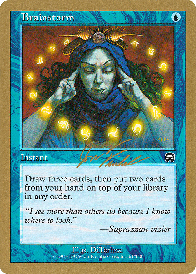 Brainstorm (Jon Finkel) [World Championship Decks 2000] | GnG Games