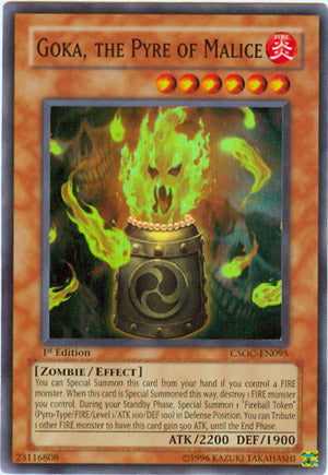 Goka, the Pyre of Malice [CSOC-EN095] Super Rare | GnG Games