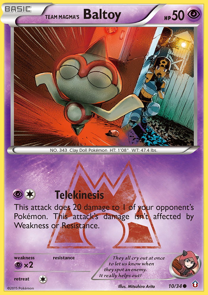 Team Magma's Baltoy (10/34) [XY: Double Crisis] | GnG Games