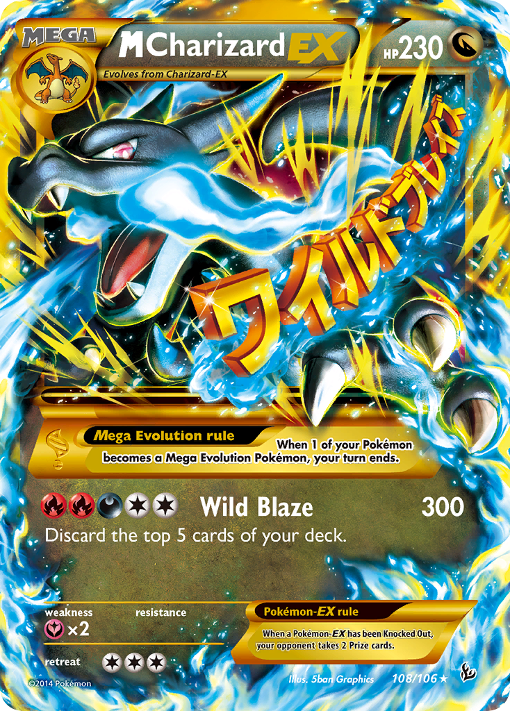 M Charizard EX (108/106) [XY: Flashfire] | GnG Games