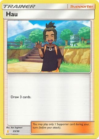 Hau (23/30) [Sun & Moon: Trainer Kit - Alolan Raichu] | GnG Games