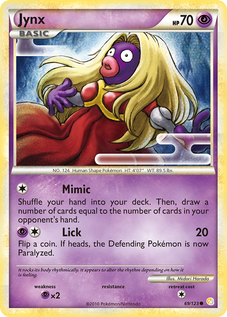 Jynx (69/123) [HeartGold & SoulSilver: Base Set] | GnG Games