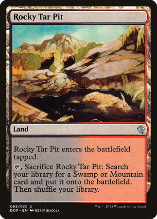 Rocky Tar Pit [Duel Decks: Zendikar vs. Eldrazi] | GnG Games