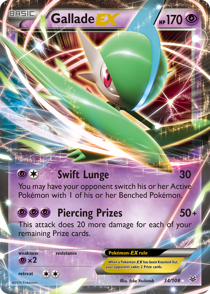 Gallade EX (34/108) [XY: Roaring Skies] | GnG Games