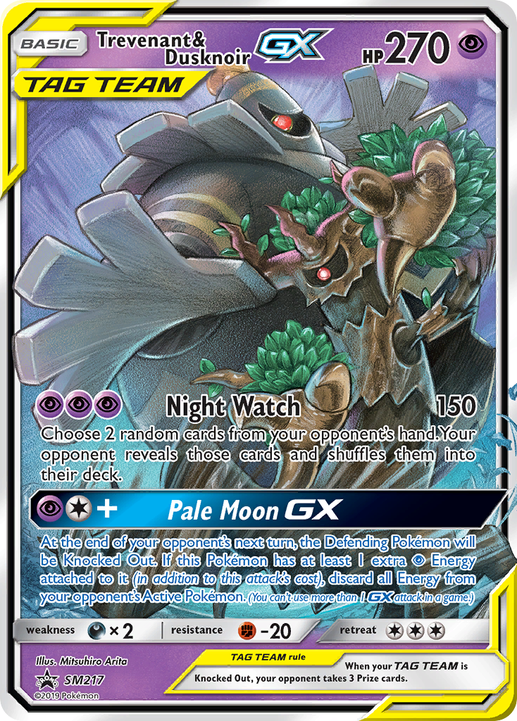 Trevenant & Dusknoir GX (SM217) [Sun & Moon: Black Star Promos] | GnG Games