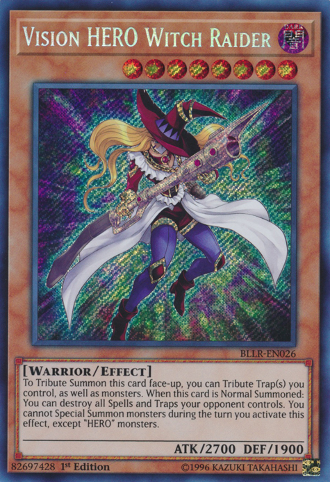 Vision HERO Witch Raider [BLLR-EN026] Secret Rare | GnG Games