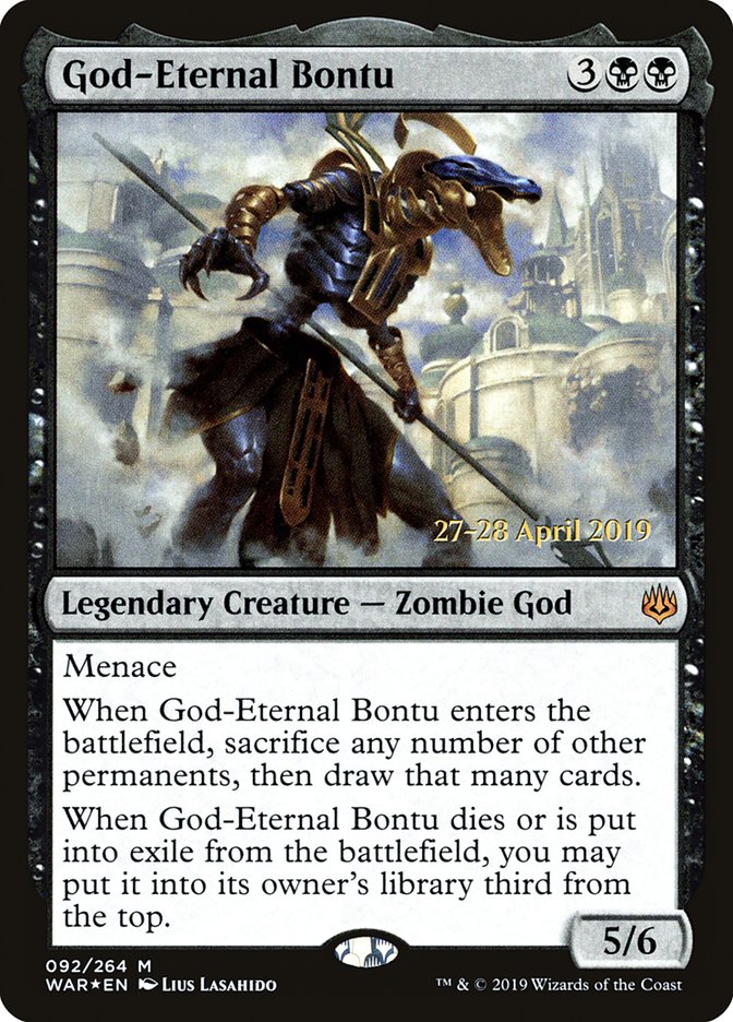 God-Eternal Bontu  [War of the Spark Prerelease Promos] | GnG Games