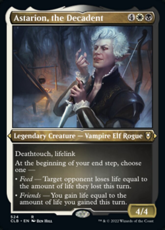 Astarion, the Decadent (Foil Etched) [Commander Legends: Battle for Baldur's Gate] | GnG Games
