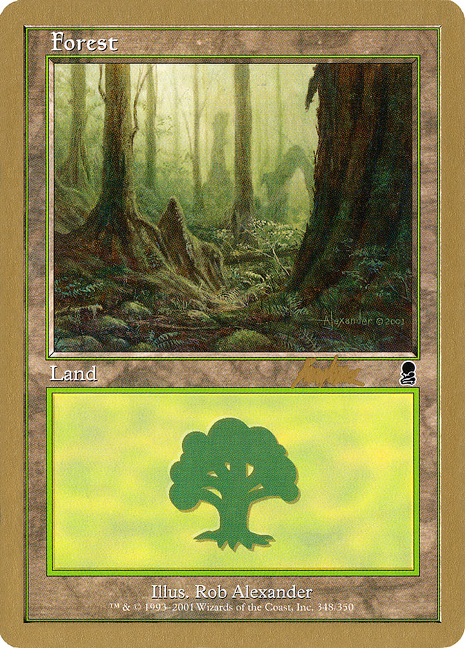 Forest (bk348) (Brian Kibler) [World Championship Decks 2002] | GnG Games