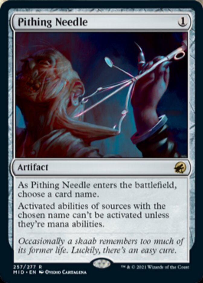 Pithing Needle [Innistrad: Midnight Hunt] | GnG Games