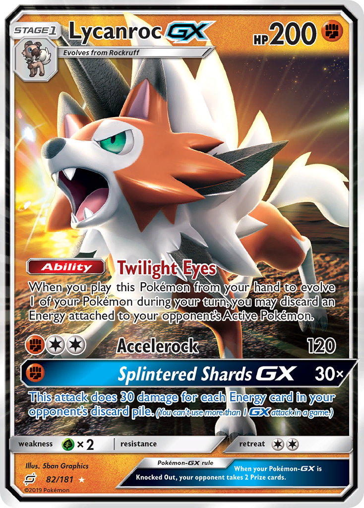 Lycanroc GX (82/181) [Sun & Moon: Team Up] | GnG Games