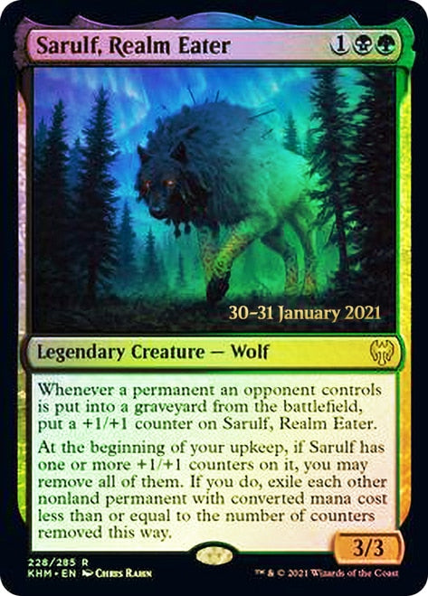 Sarulf, Realm Eater  [Kaldheim Prerelease Promos] | GnG Games