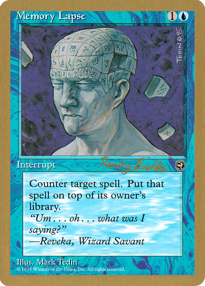 Memory Lapse (Randy Buehler) [World Championship Decks 1998] | GnG Games