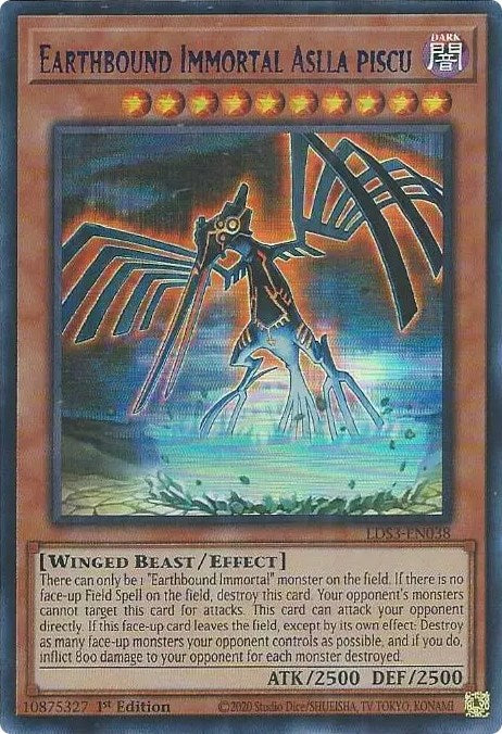Earthbound Immortal Aslla piscu (Blue) [LDS3-EN038] Ultra Rare | GnG Games