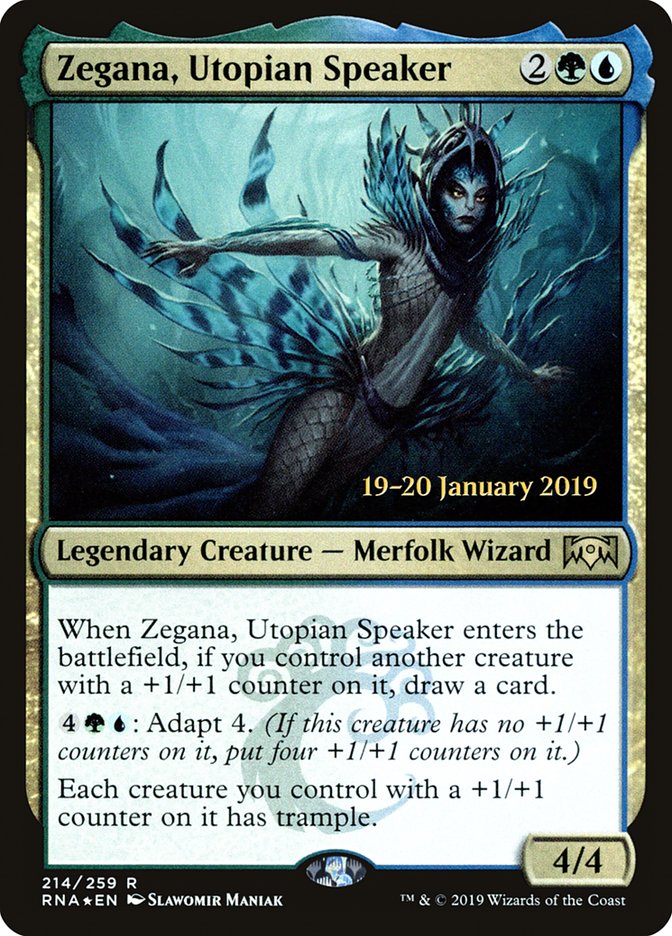 Zegana, Utopian Speaker [Ravnica Allegiance Prerelease Promos] | GnG Games