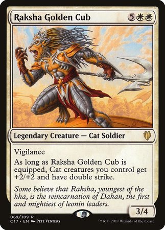 Raksha Golden Cub [Commander 2017] | GnG Games