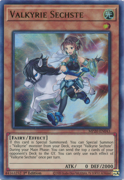 Valkyrie Sechste [MP20-EN043] Ultra Rare | GnG Games