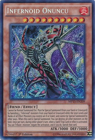 Infernoid Onuncu [MP15-EN209] Secret Rare | GnG Games