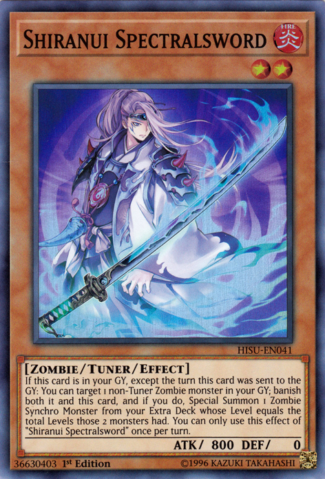 Shiranui Spectralsword [HISU-EN041] Super Rare | GnG Games
