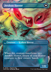 Thing in the Ice // Awoken Horror (Borderless Alternate Art) [Regional Championship Qualifiers 2023] | GnG Games