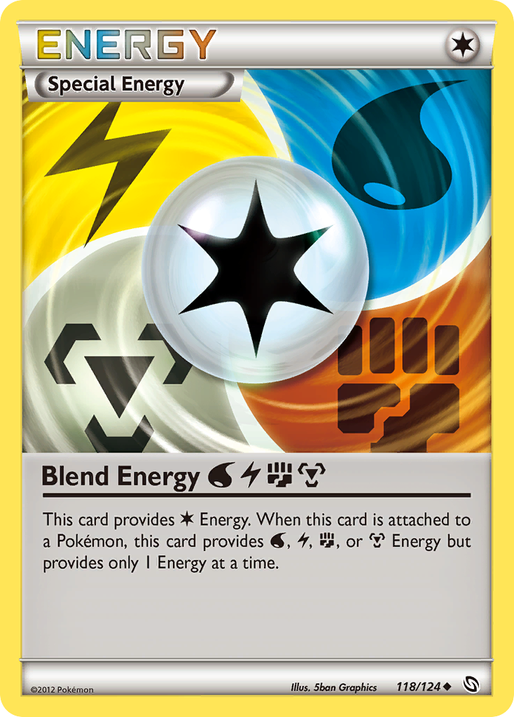 Blend Energy WaterLightningFightingMetal (118/124) [Black & White: Dragons Exalted] | GnG Games