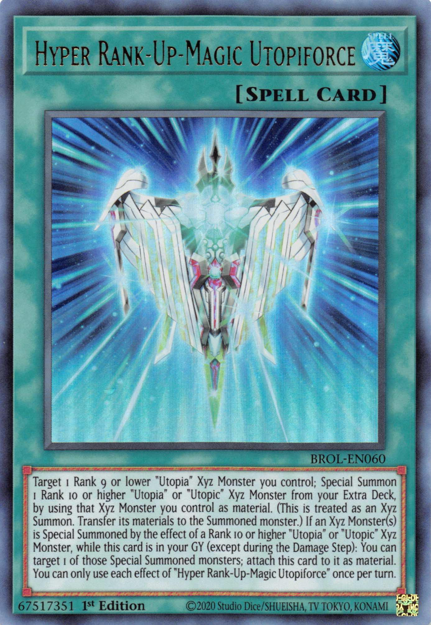 Hyper Rank-Up-Magic Utopiforce [BROL-EN060] Ultra Rare | GnG Games