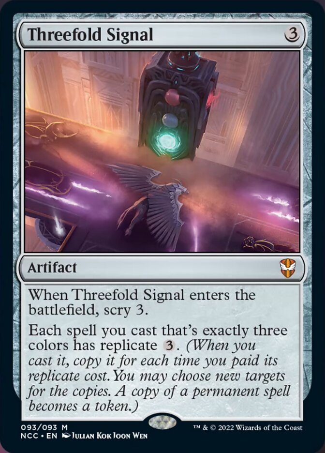 Threefold Signal [Streets of New Capenna Commander] | GnG Games