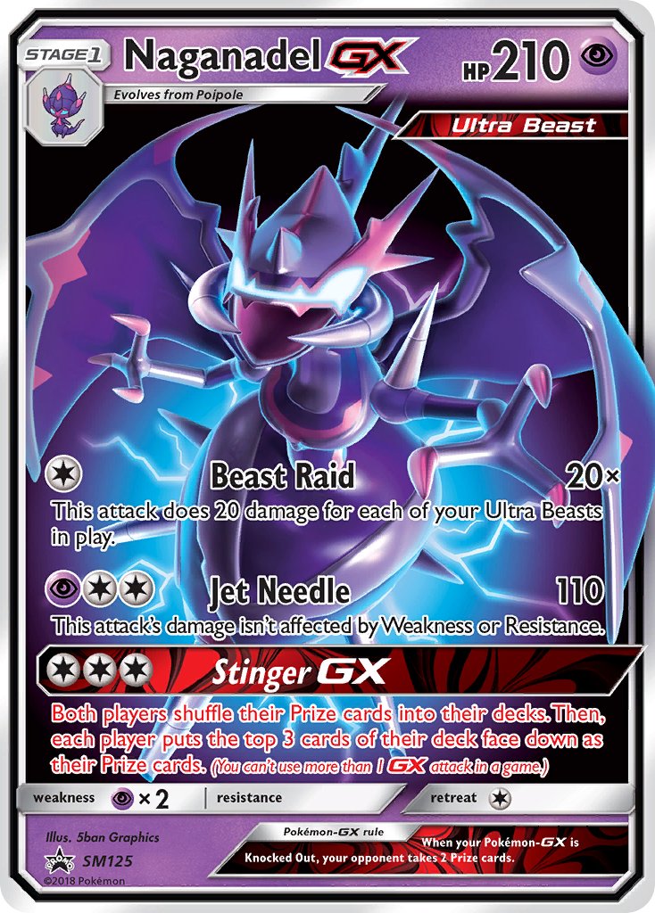 Naganadel GX (SM125) [Sun & Moon: Black Star Promos] | GnG Games