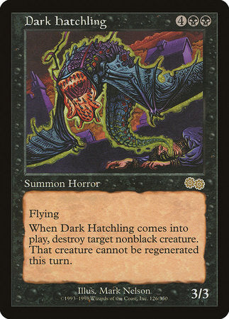 Dark Hatchling [Urza's Saga] | GnG Games