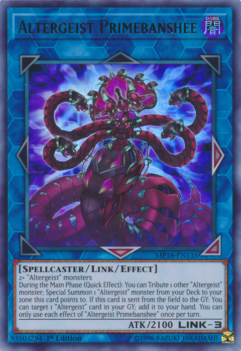 Altergeist Primebanshee [MP18-EN135] Ultra Rare | GnG Games