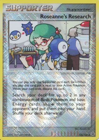 Roseanne's Research (125/132) (League Promos) [Diamond & Pearl: Secret Wonders] | GnG Games