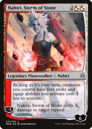 Nahiri, Storm of Stone [War of the Spark] | GnG Games