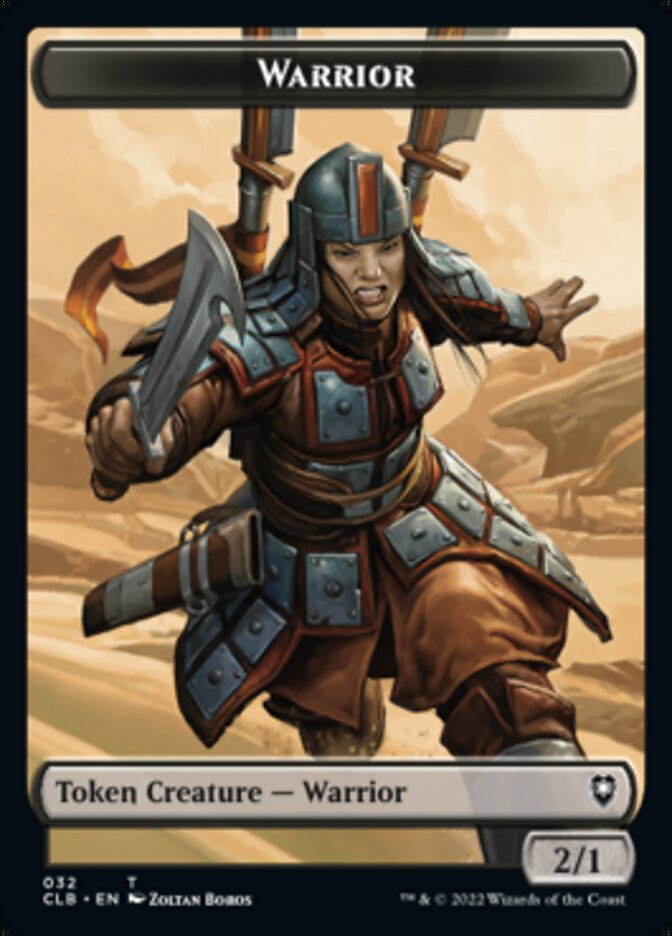 Warrior // Inkling Double-sided Token [Commander Legends: Battle for Baldur's Gate Tokens] | GnG Games