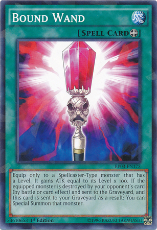 Bound Wand (Shatterfoil) [BP03-EN175] Common | GnG Games