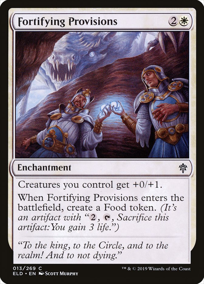 Fortifying Provisions [Throne of Eldraine] | GnG Games