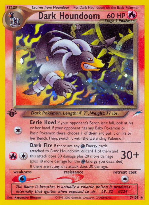 Dark Houndoom (7/105) [Neo Destiny 1st Edition] | GnG Games