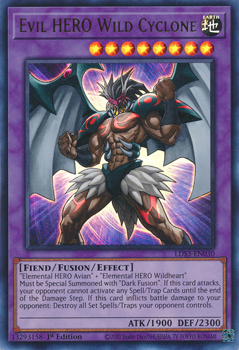 Evil HERO Wild Cyclone [LDS3-EN030] Ultra Rare | GnG Games