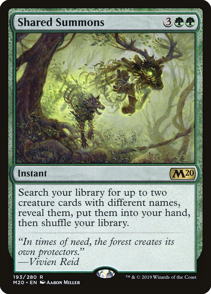 Shared Summons [Core Set 2020] | GnG Games