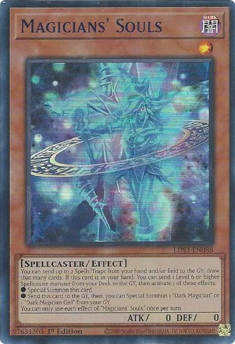 Magicians' Souls (Blue) [LDS3-EN088] Ultra Rare | GnG Games