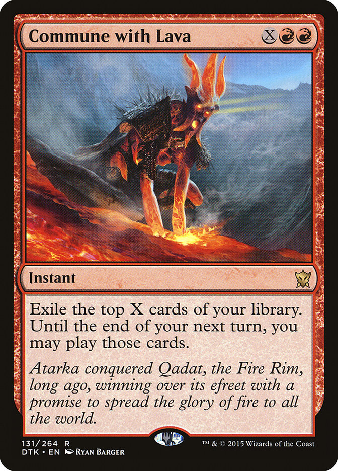 Commune with Lava [Dragons of Tarkir] | GnG Games