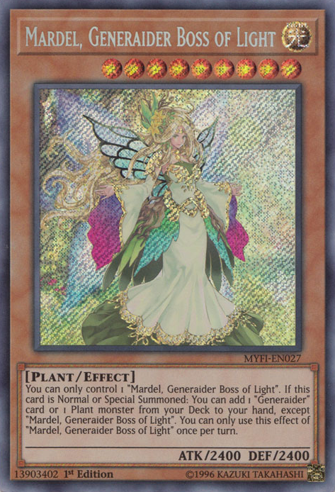 Mardel, Generaider Boss of Light [MYFI-EN027] Secret Rare | GnG Games