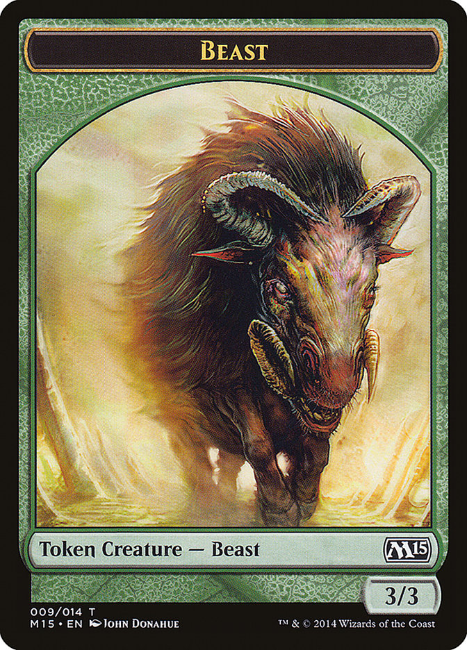 Beast (009/014) [Magic 2015 Tokens] | GnG Games