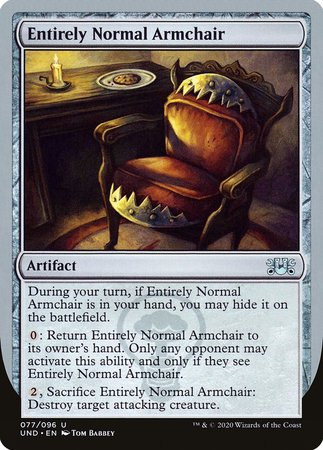 Entirely Normal Armchair [Unsanctioned] | GnG Games