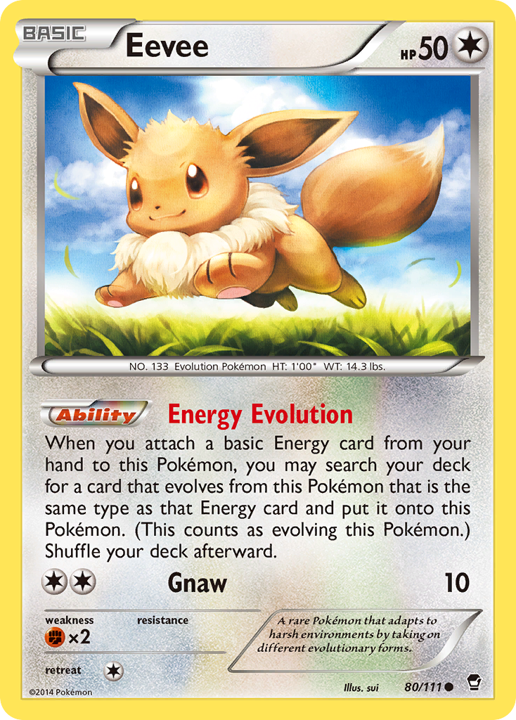 Eevee (80/111) [XY: Furious Fists] | GnG Games